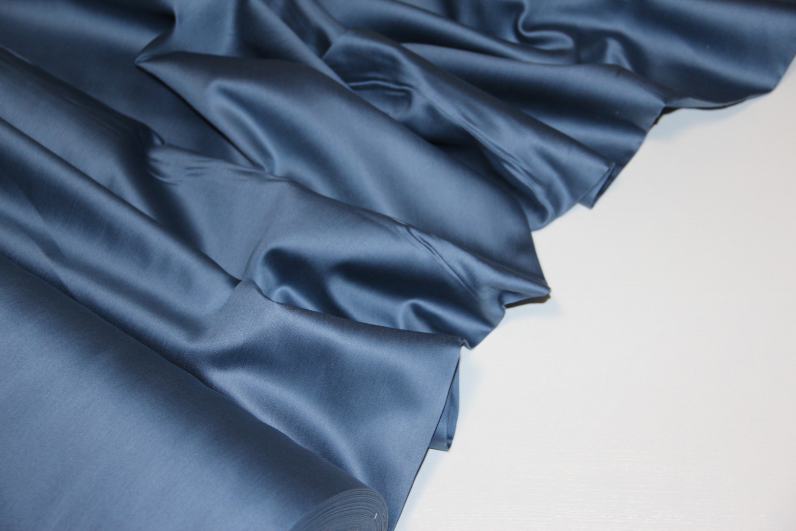 синій сатин